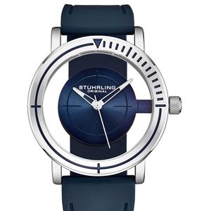 New in box - Authentic Stuhrling Men’s Rubber Watch